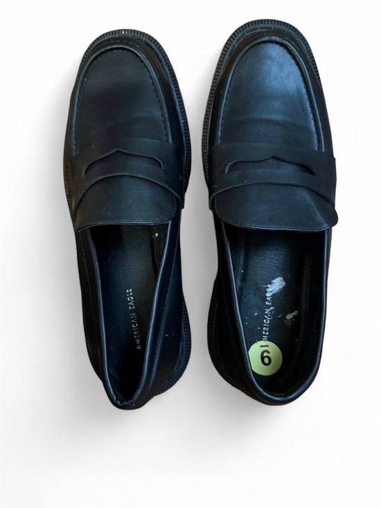 American Eagle Outfitters Shoes - American Eagle Outfitters Black Slip-On Penny Loafers